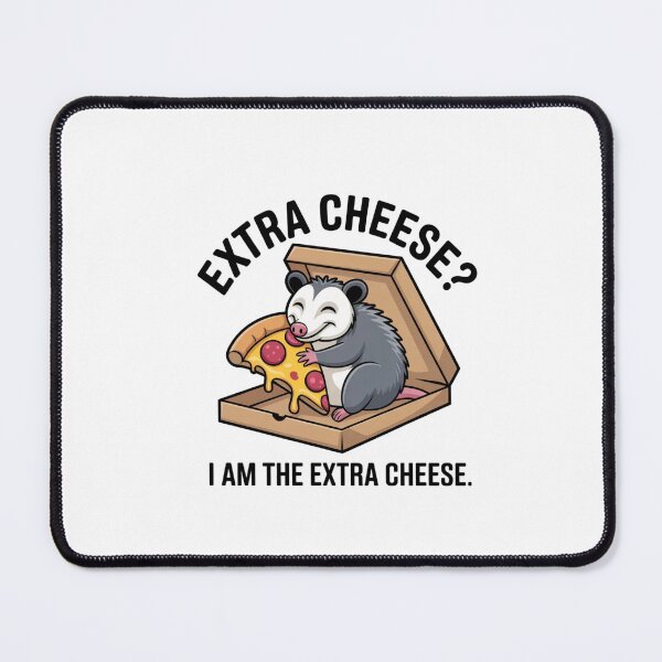 Item preview, Funny Extra Cheese Possum Pizza Lover Meme Sticker designed and sold by Mr-wow.