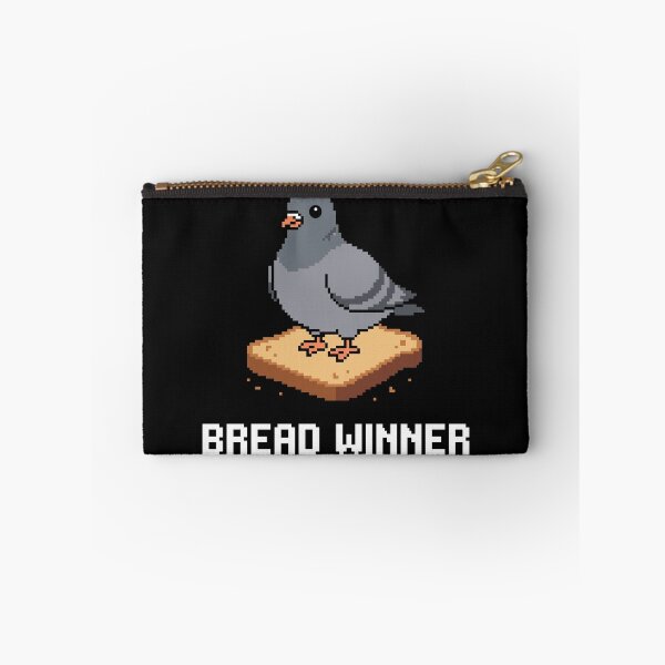 Item preview, Pixel Art Pigeon on Bread - Funny Retro City Bird designed and sold by artistastshirt.