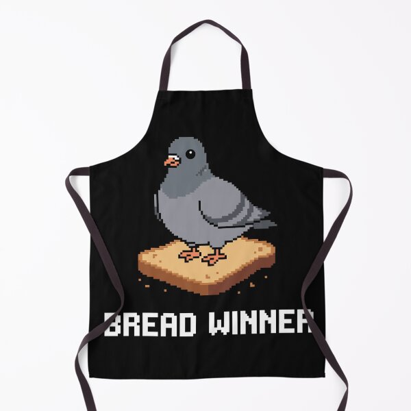 Item preview, Pixel Art Pigeon on Bread - Funny Retro City Bird designed and sold by artistastshirt.