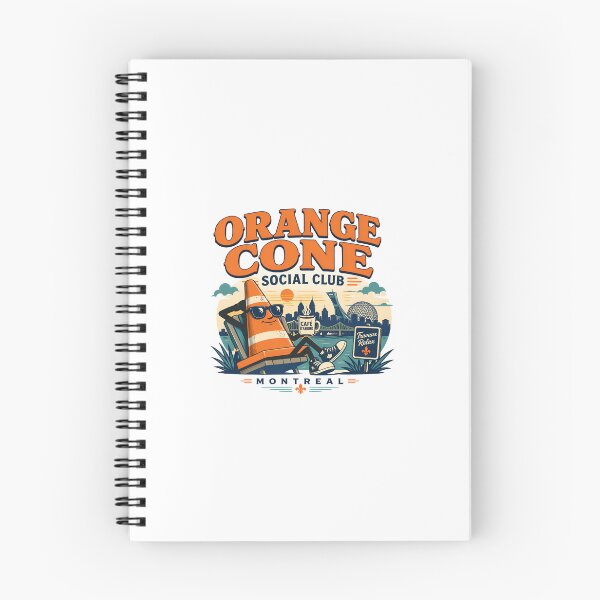 Item preview, Orange Cone Social Club Montreal Funny designed and sold by Fenay Designs.