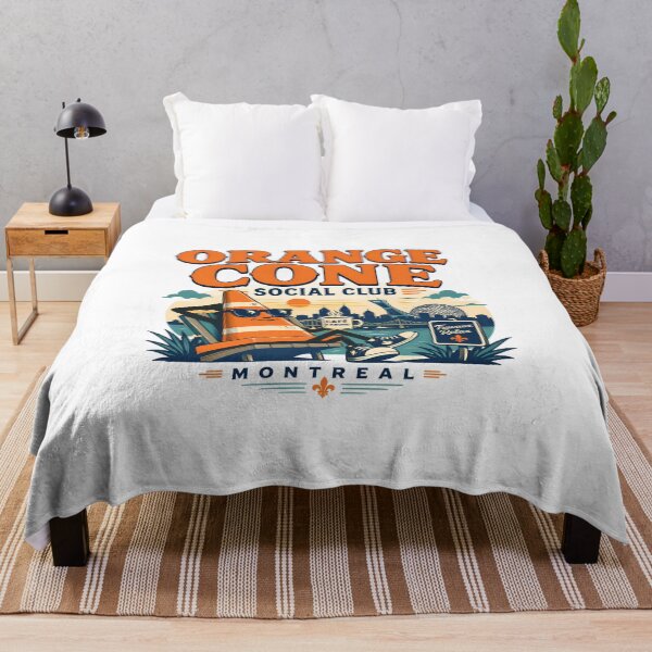 Item preview, Orange Cone Social Club Montreal Funny designed and sold by Fenay Designs.