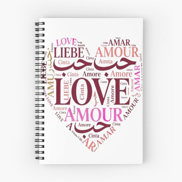 Item preview, Love in Multiple Languages Heart Typography – Romantic Gift Design designed and sold by Salma.Store.