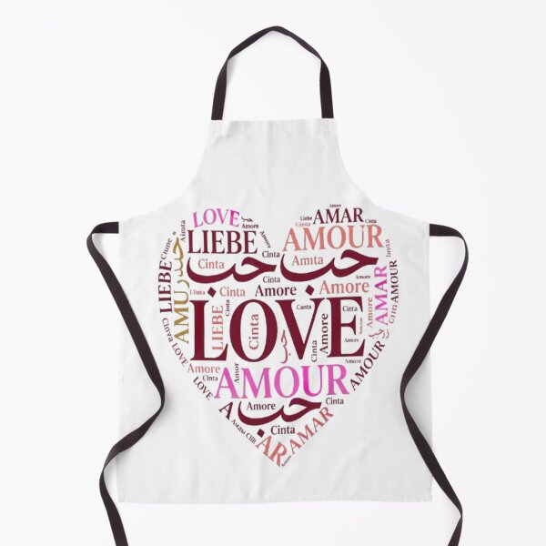 Item preview, Love in Multiple Languages Heart Typography – Romantic Gift Design designed and sold by Salma.Store.