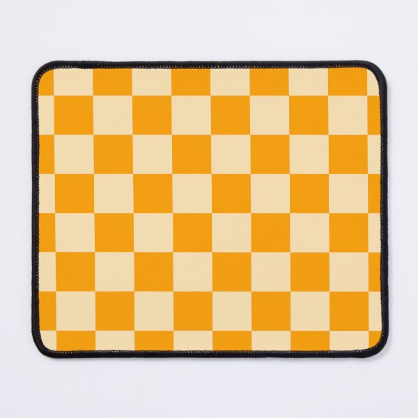 Item preview, Orange peel & cream peach checkered seamless pattern designed and sold by Mint + Midnight.