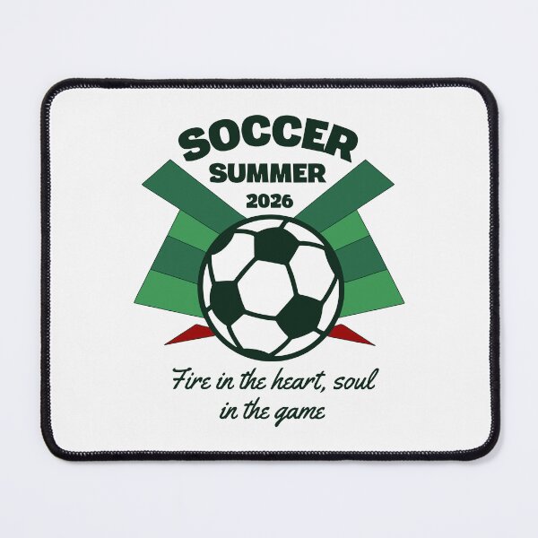 Item preview, Soccer Summer 2026: Green Stadium Soul & Football Passion designed and sold by MalisoStickers.