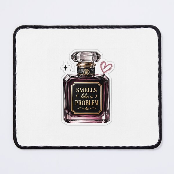 Item preview, Smells like a Problem Perfume Sticker | Funny Fragrance Girlie Aesthetic designed and sold by Bonvivant-Adven.