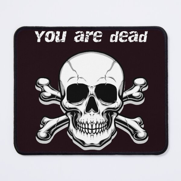 Item preview, Skull and Crossbones - You Are Dead Vintage Horror designed and sold by MOHAMEDNOOR428.