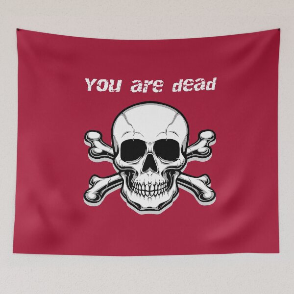 Item preview, Skull and Crossbones - You Are Dead Vintage Horror designed and sold by MOHAMEDNOOR428.