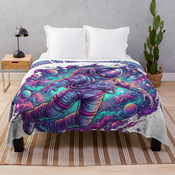 Item preview, Floating Astronaut Drifting Through Space – Absolute Universe Cosmic Dream Aesthetic designed and sold by ArtsyExplorer.