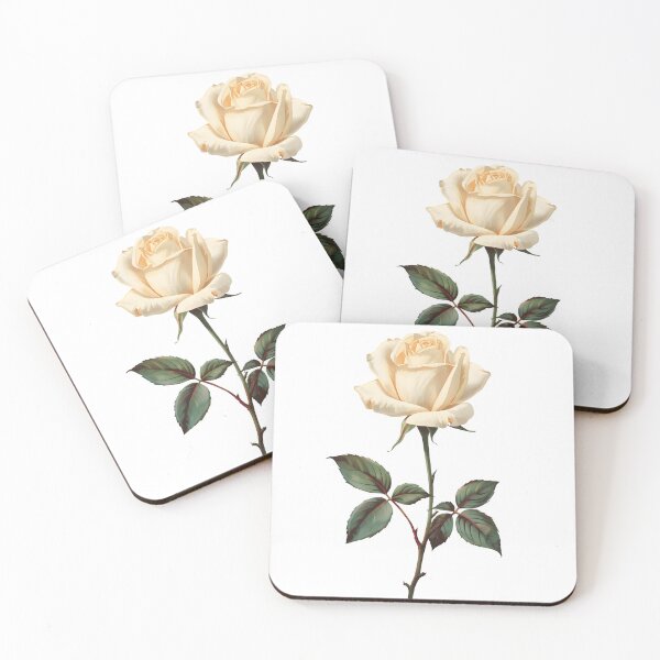 Item preview, White rose  designed and sold by uunaa.