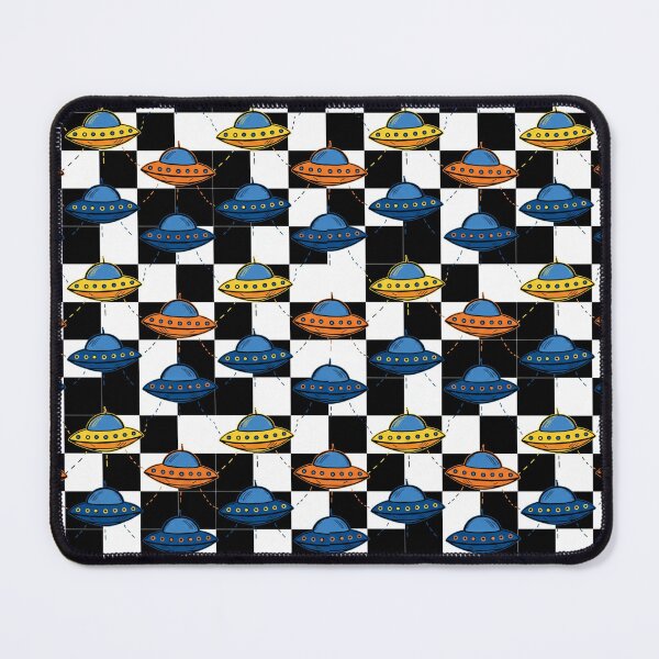 Item preview, Yellow | Blue | Orange UFO Pattern designed and sold by Sector 99.