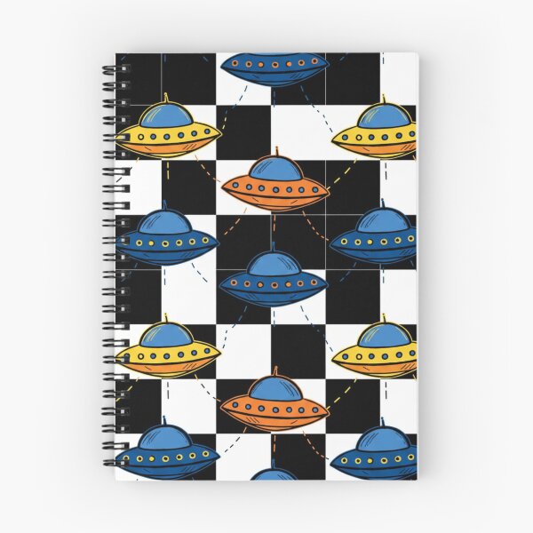 Item preview, Yellow | Blue | Orange UFO Pattern designed and sold by Sector 99.