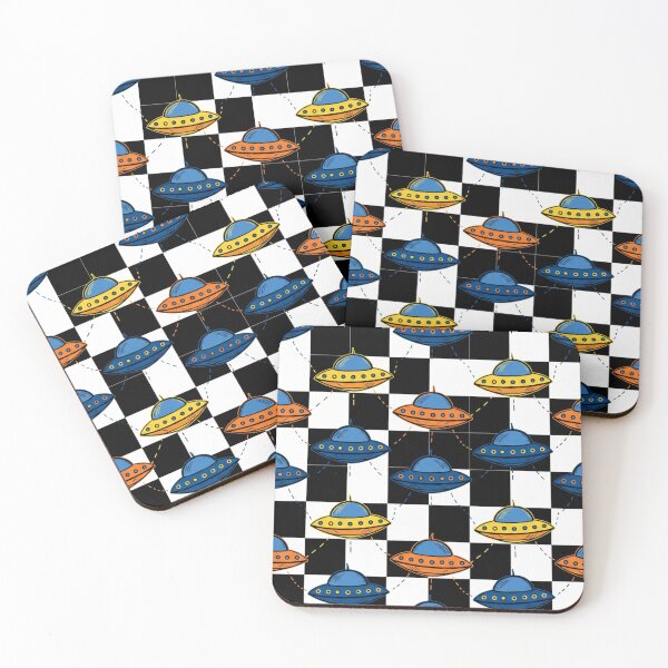Item preview, Yellow | Blue | Orange UFO Pattern designed and sold by Interstellarwear.