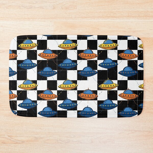 Item preview, Yellow | Blue | Orange UFO Pattern designed and sold by Sector 99.