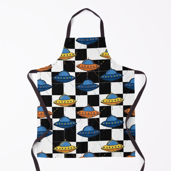 Item preview, Yellow | Blue | Orange UFO Pattern designed and sold by Sector 99.