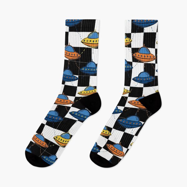 Item preview, Yellow | Blue | Orange UFO Pattern designed and sold by Interstellarwear.