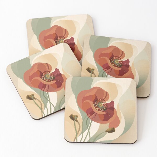 Item preview, A poppy in boho style designed and sold by Lichtverlesen.