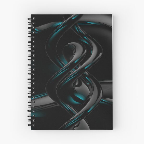 Item preview, Liquid Metal Cyan Glow Abstract 3D designed and sold by Gisleyson.