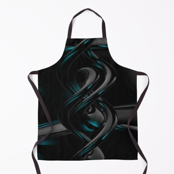Item preview, Liquid Metal Cyan Glow Abstract 3D designed and sold by Gisleyson.
