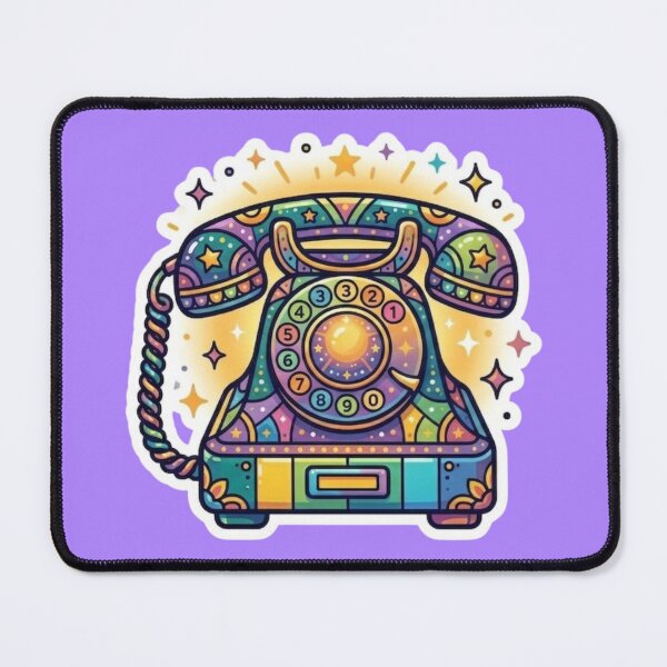 Item preview, colorful telephone designed and sold by Euphoric Girls Store.