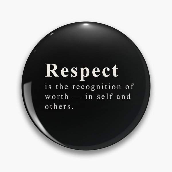 Item preview, Cool design for RESPECT definition in white designed and sold by YOSPACE.