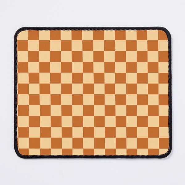Item preview, Burnt orange & caramel checkered seamless pattern designed and sold by Mint + Midnight.