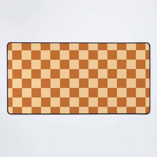 Item preview, Burnt orange & caramel checkered seamless pattern designed and sold by Mint + Midnight.