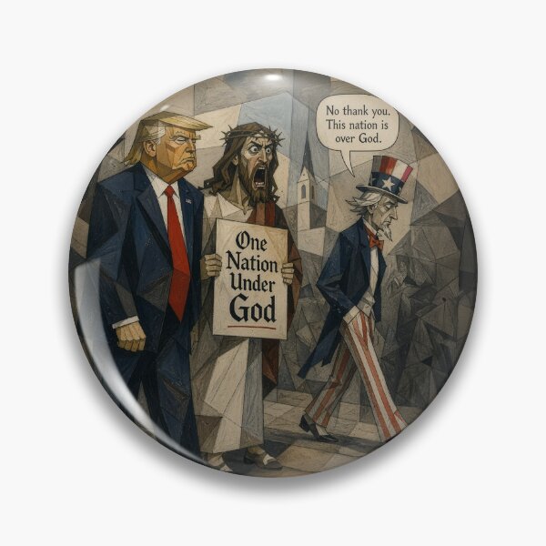 Item preview, America is Over God Not Under God designed and sold by irregulargoods.