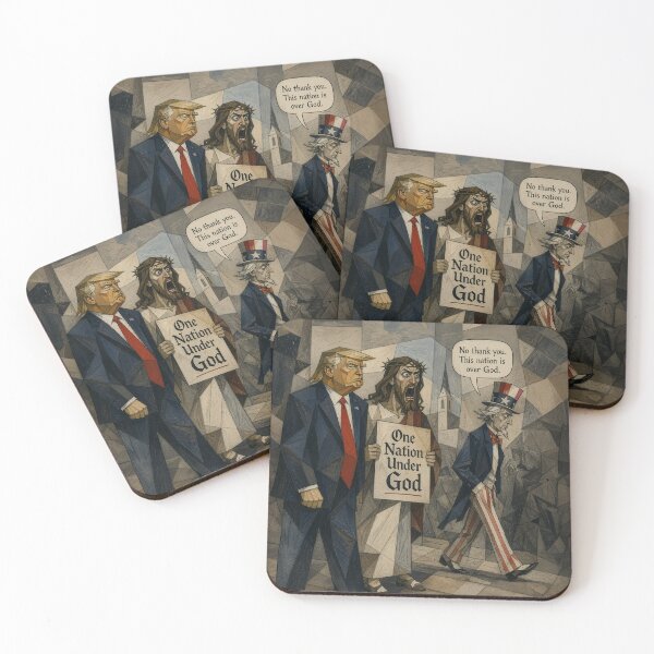 Item preview, America is Over God Not Under God designed and sold by irregulargoods.