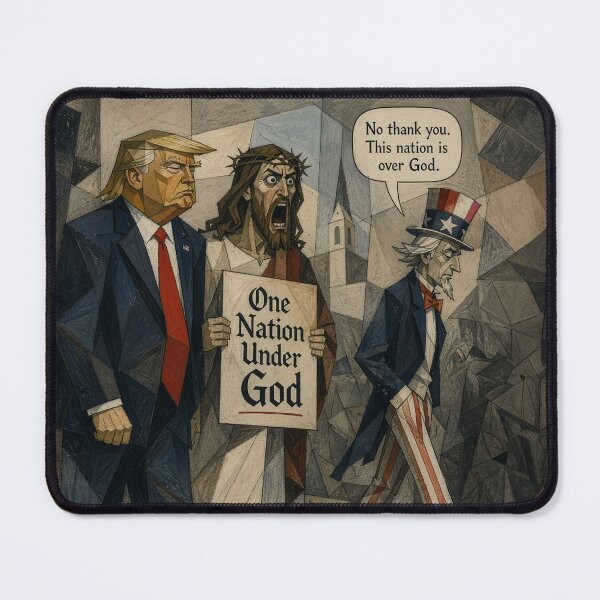 Item preview, America is Over God Not Under God designed and sold by irregulargoods.