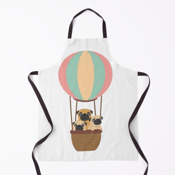 Item preview, Hot air balloon pugs designed and sold by Bud the Pug & Friends .