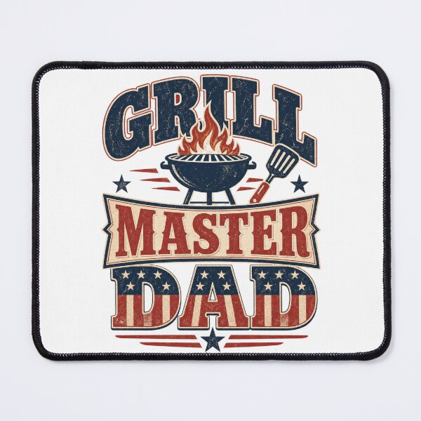 Item preview, Grill Master Dad T-Shirt | Gift for BBQ-Loving Dad | Funny Dad T-Shirt | Retro BBQ Design designed and sold by Cute-and-Co.
