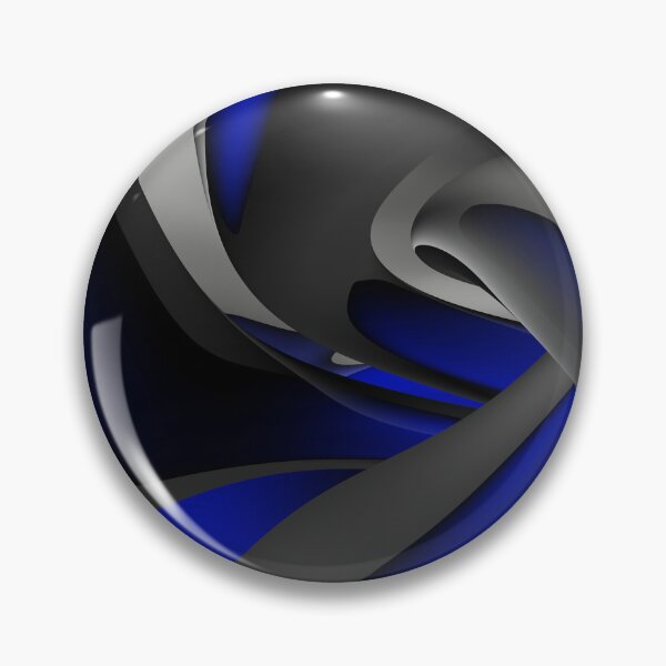 Item preview, Deep Blue Metallic Twisted Abstract 3D designed and sold by Gisleyson.