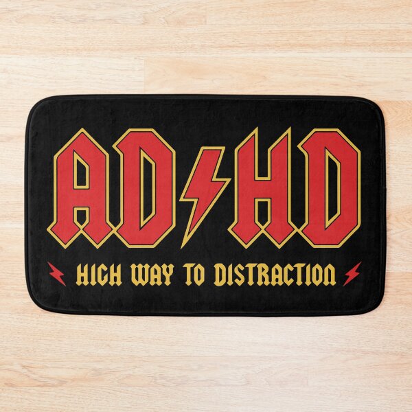 Item preview, ADHD - Funny Rock Parody Music Logo designed and sold by LoFi-OG.