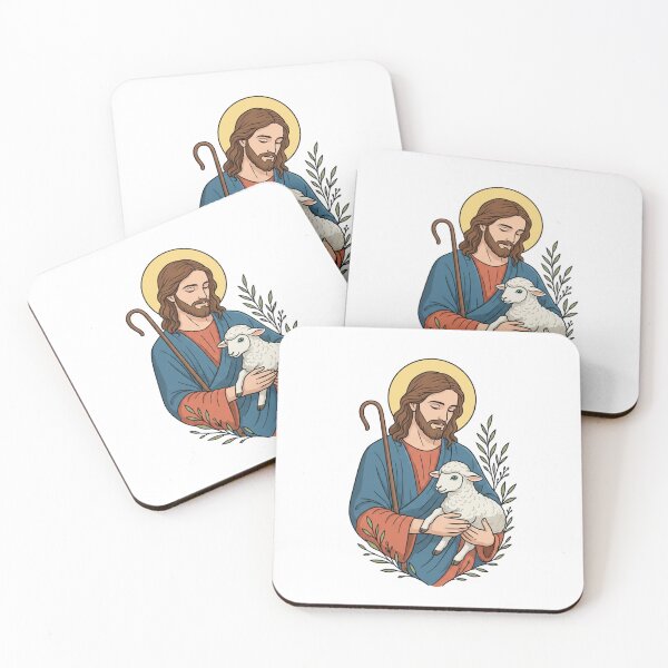 Item preview, Jesus Good Shepherd - Christian Faith Lamb Design designed and sold by SimonFernando.