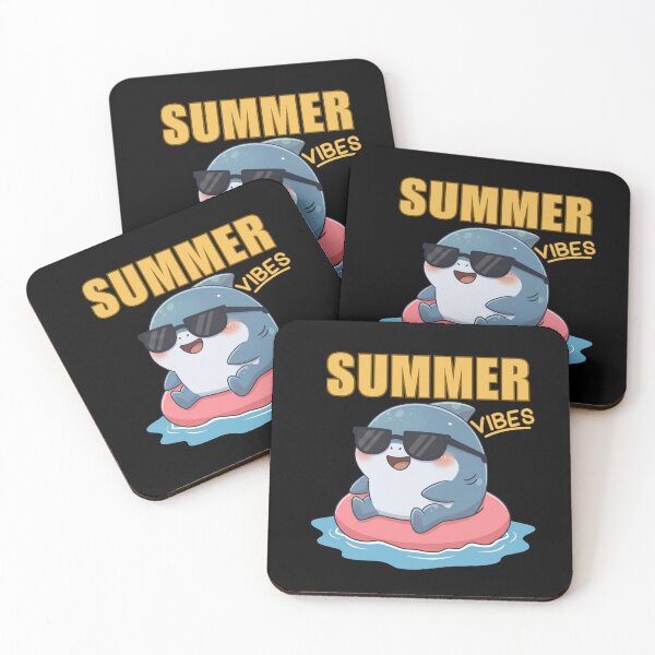 Item preview, Summer Vibes Shark designed and sold by Nature's Chibis.