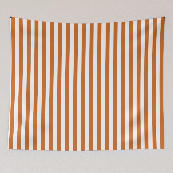 Item preview, Cinnamon & white vertical lines designed and sold by Mint + Midnight.