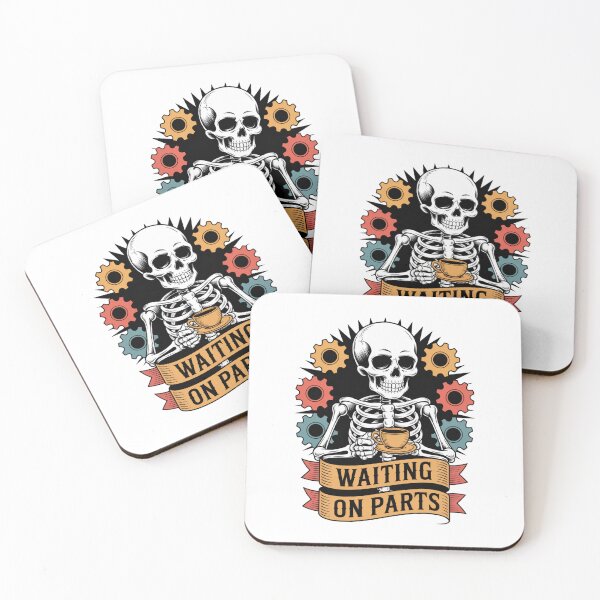 Item preview, Waiting On Parts — Skeleton Mechanic Coffee Shirt V2 designed and sold by DarylWelsh2024.