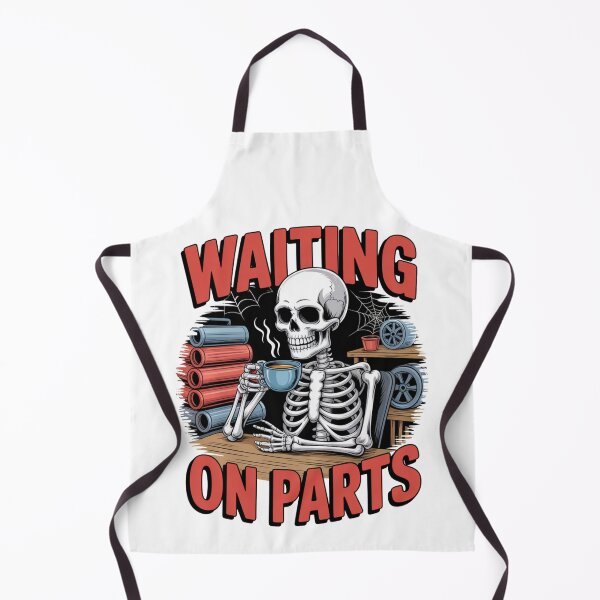 Item preview, Waiting On Parts — Skeleton Mechanic Coffee Shirt V3 designed and sold by DarylWelsh2024.