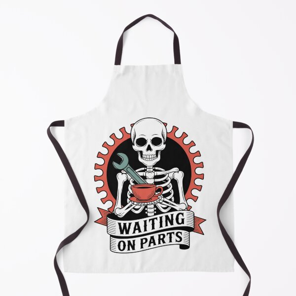 Item preview, Waiting On Parts — Skeleton Mechanic Coffee Shirt V4 designed and sold by DarylWelsh2024.