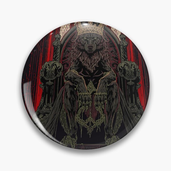 Item preview, Gothic Wolf King Cathedral Throne Dark Art - Rex Veneni designed and sold by GeoWhimsy Studio.