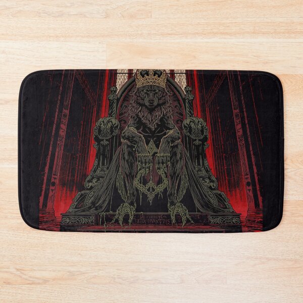 Item preview, Gothic Wolf King Cathedral Throne Dark Art - Rex Veneni designed and sold by GeoWhimsy Studio.