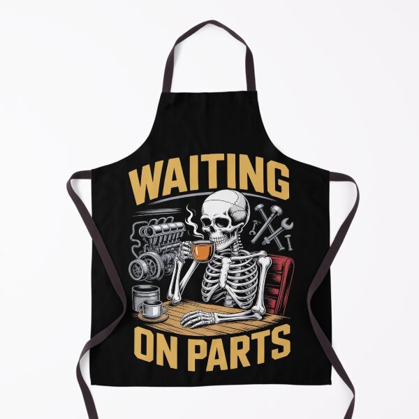 Item preview, Waiting On Parts — Skeleton Mechanic Coffee Shirt V7 designed and sold by DarylWelsh2024.