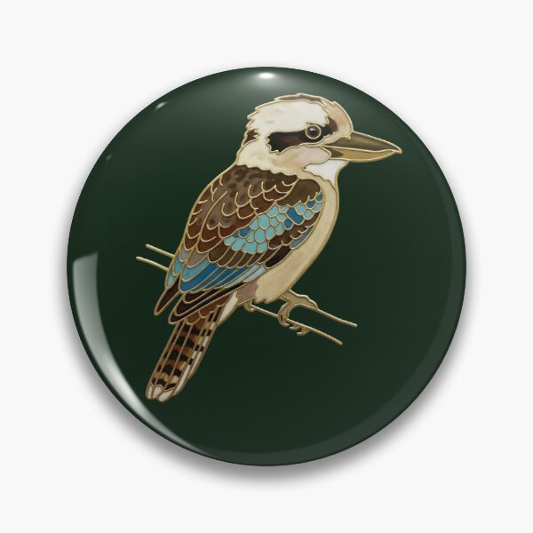 Item preview, Gilded Assassin: Art Nouveau Laughing Kookaburra (Dacelo novaeguineae) designed and sold by FreiherrPK.