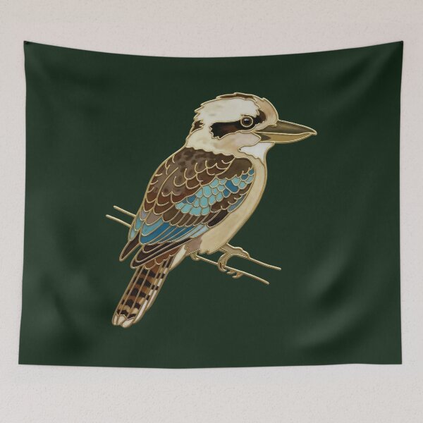 Item preview, Gilded Assassin: Art Nouveau Laughing Kookaburra (Dacelo novaeguineae) designed and sold by FreiherrPK.