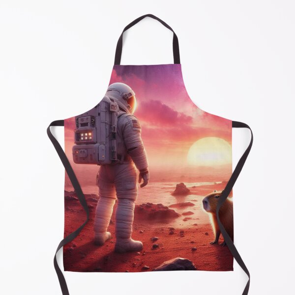 Item preview, Cosmic Encounter – Astronaut & Capybara designed and sold by Dogandesighn.