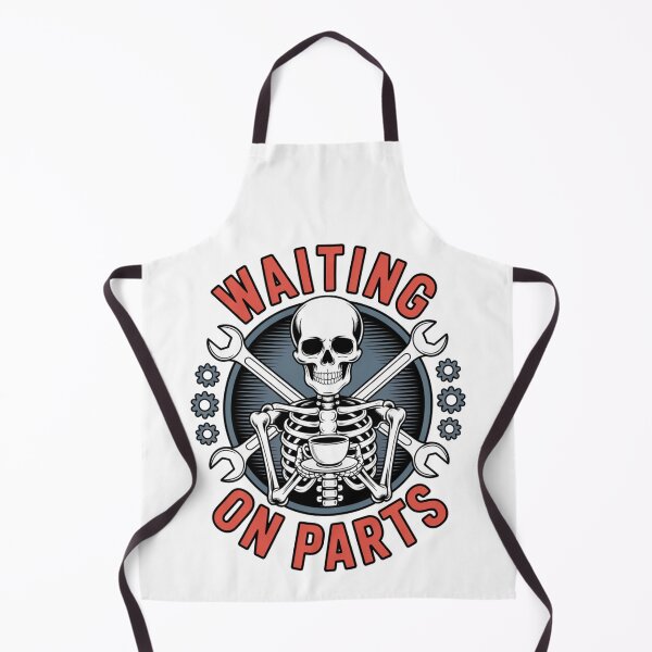 Item preview, Waiting On Parts — Skeleton Mechanic Coffee Shirt V9 designed and sold by DarylWelsh2024.