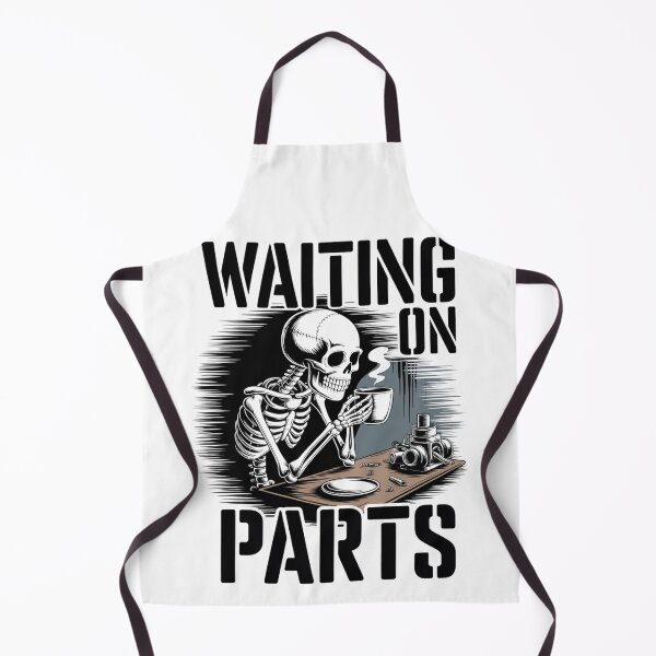 Item preview, Waiting On Parts — Skeleton Mechanic Coffee Shirt V10 designed and sold by DarylWelsh2024.