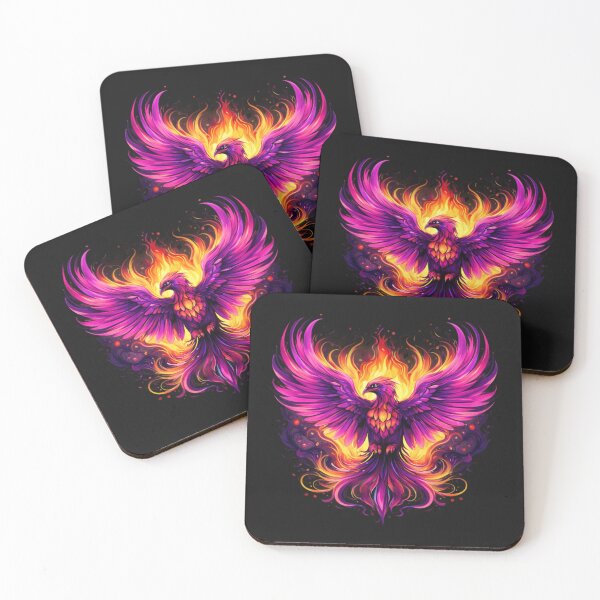 Item preview, For You Beautiful Hot Pink Rainbow Phoenix  designed and sold by Planetporridge.