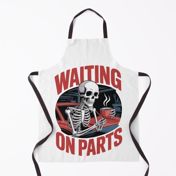 Item preview, Waiting On Parts — Skeleton Mechanic Coffee Shirt V11 designed and sold by DarylWelsh2024.